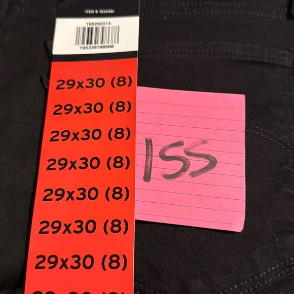 Levi's Black Women's Mid-Rise Tummy Slimming 311 Shaping Skinny Ankle Jeans 8 - Picture 5 of 8